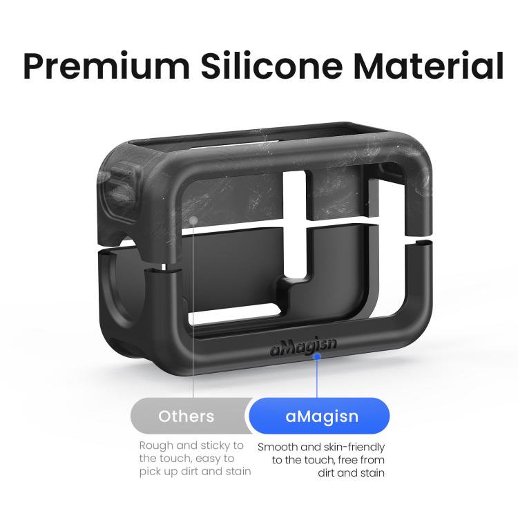 For DJI Osmo Nano Vision Dock aMagisn Silicone Case With Multifunctional Wrist Strap