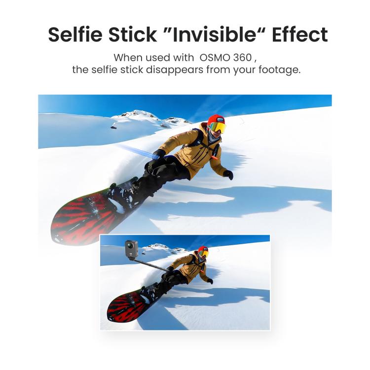 120cm Quick-Release Selfie Stick Gimbal, For DJI Osmo 360 / Action 5 Pro / Action 4 / Action 3, PD16