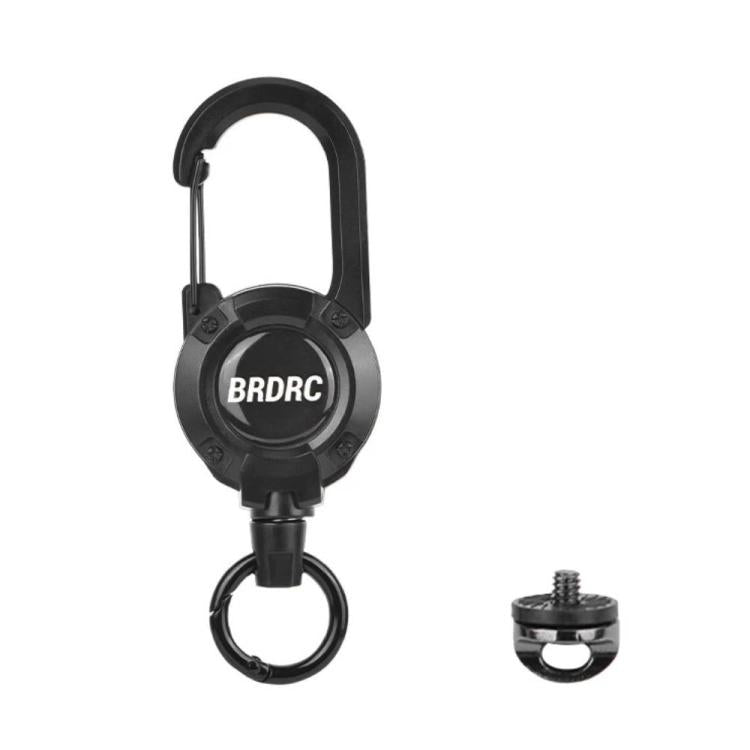 For DJI Osmo Action 6 / Pocket 3 / 4 BRDRC Action Camera Telescopic Backpack Carabiner