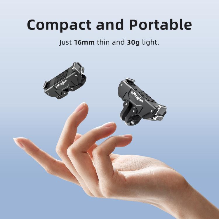 aMagisn 360-Degree Rotatable Magnetic Quick Release Mount For DJI Osmo 360/Action 5 Pro/4/3, For DJI Osmo 360/Action 5 Pro/4/3