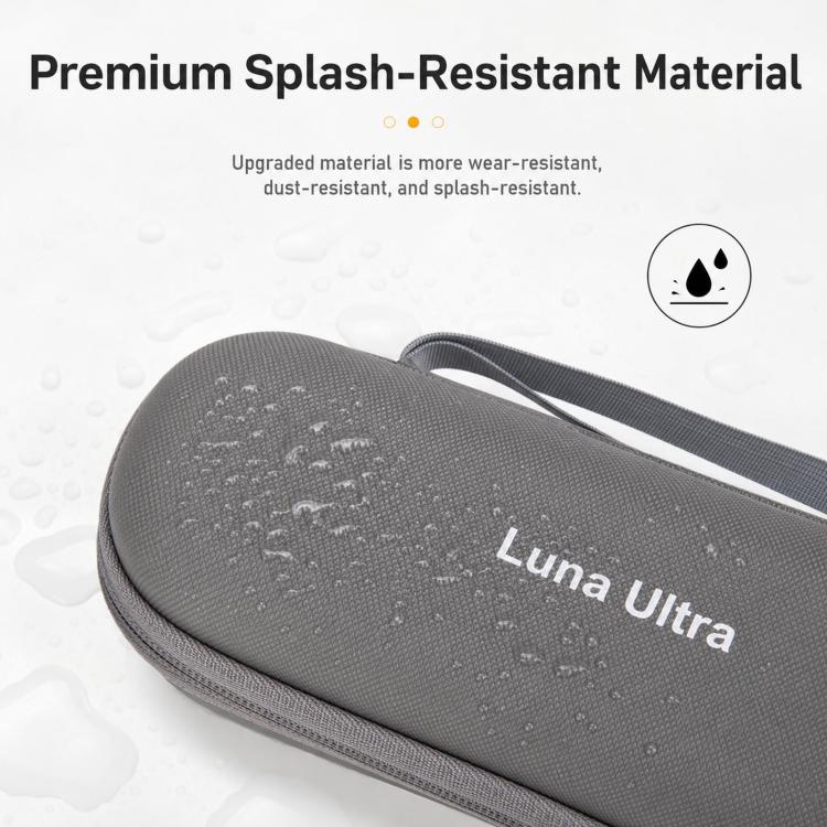 For Insta360 Luna Ultra Carrying Case Portable Hard Shell Storage Bag, Black, Gray, Purple, Pink, With Shoulder Strap Black, With Shoulder Strap Gray, With Shoulder Strap Purple, With Shoulder Strap Pink