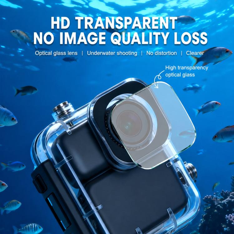 60M Waterproof Case Underwater Housing Shell Protective Cover, For DJI Osmo Nano