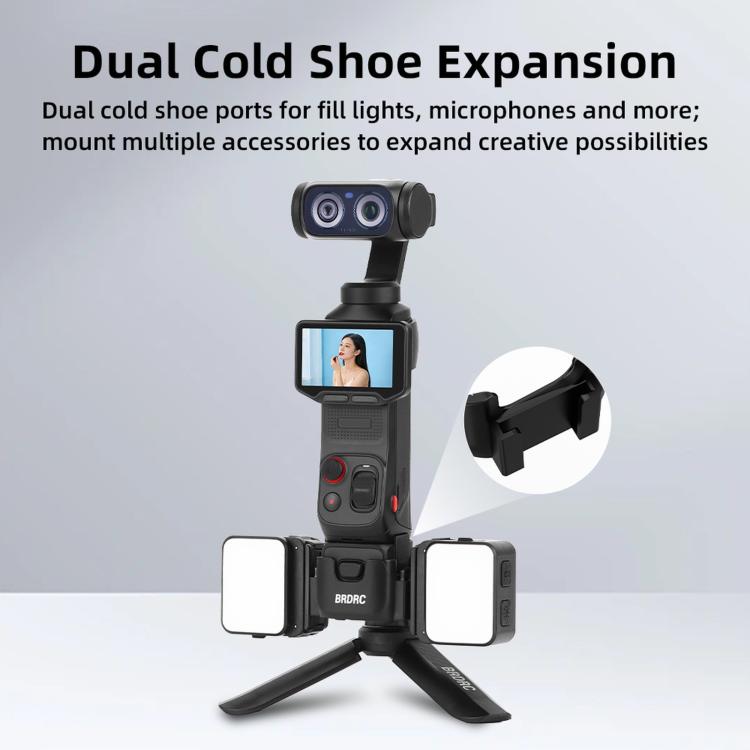 For Insta360 Luna Ultra BRDRC Protective Bezel Expansion Clip Bracket Adapter Base Accessory