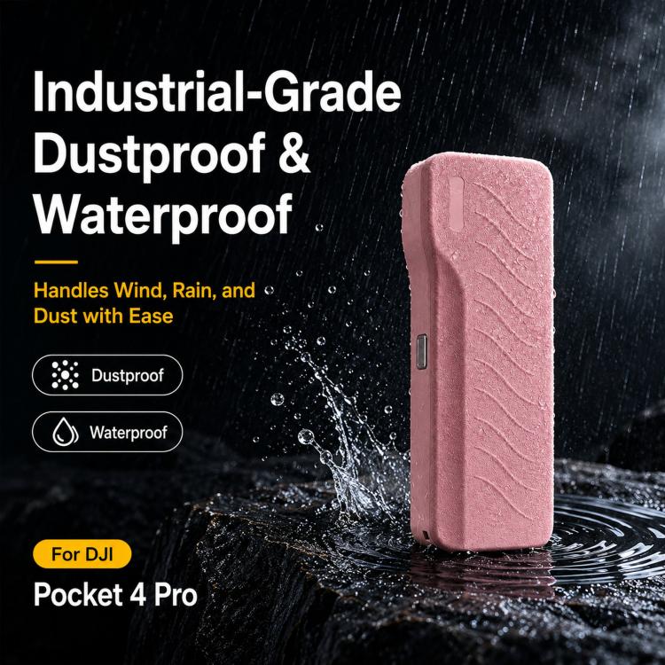 For DJI Pocket 4P Hard Shell Protective Storage Case Box With 3 Filter Slots, 2 SD Card Holders