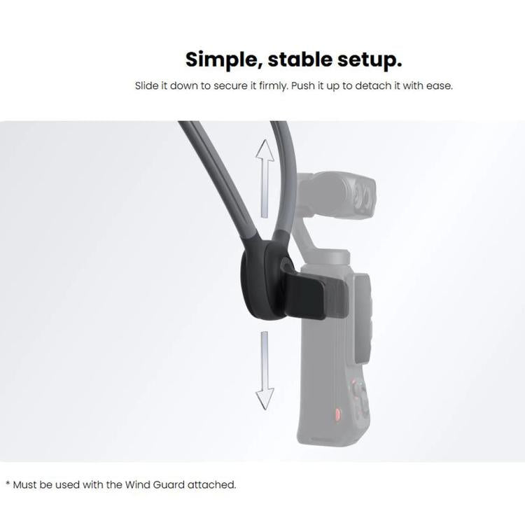 For Insta360 Luna Ultra / Pro Original Neck Mount, Neck Mount
