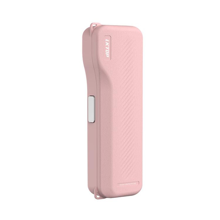 For DJI Osmo Pocket 4/3 LKTOP Hard Carrying Case Protective Storage Box with Wrist Strap, Short Black, Short Pink, Short Grey, Short Blue, Long Black, Long Pink, Long Grey, Long Blue