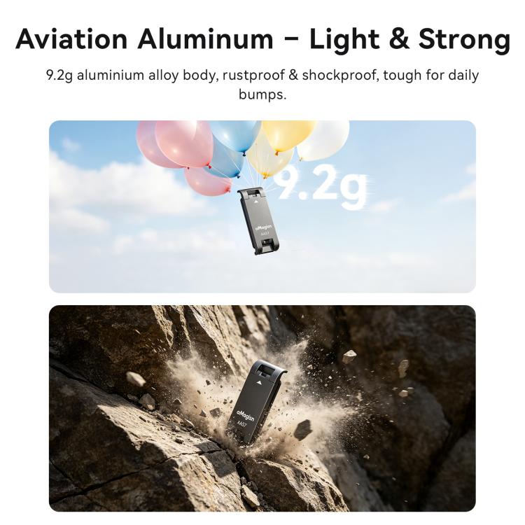 For DJI Osmo Action 6 aMagisn Vertical Shoot Battery Cover Magnetic Quick Release Metal Battery Door