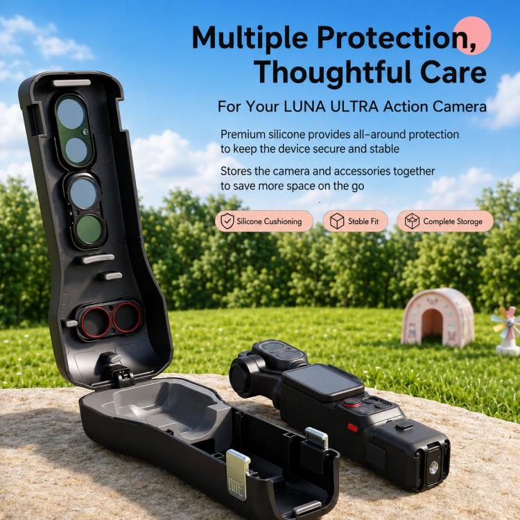 For Insta360 Luna Ultra Protective Case Hard Shell Gimbal Cover Storage Box