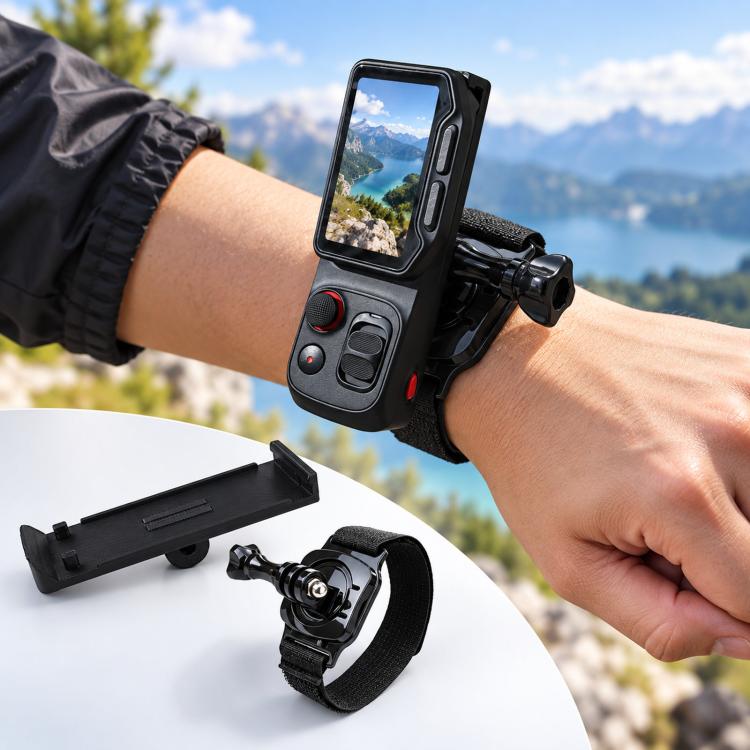 For Insta360 Luna Ultra Screen Module 360-degree Rotatable Wrist Strap Mount Kit Wristband Holder, Wrist Strap Mount Kit