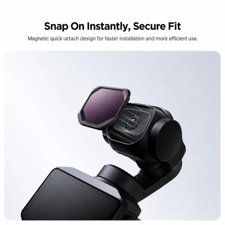 3 PCS For Insta360 Luna Pro Original ND4+ND16+ND64 Filters, ND4+ND16+ND64 Filters