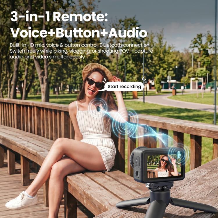 AMagisn AM61 Action Camera Voice Remote For Insta360 / GoPro HERO / DJI Series Cameras & Phones, AM61 Voice Remote
