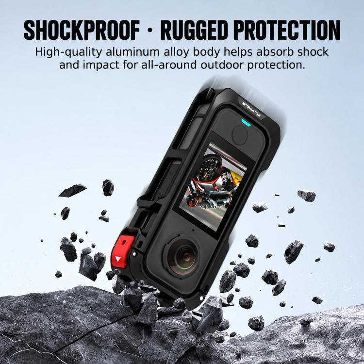 For Insta360 X4 Air Flymile Action Camera Protective Expansion Cage