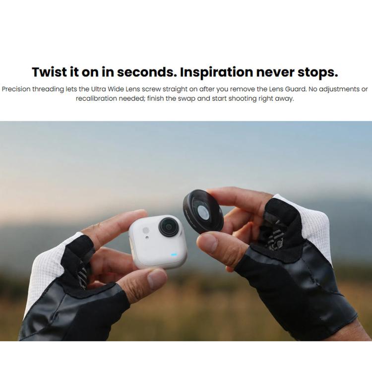 For Insta360 GO Ultra Original Ultra Wide Lens, Ultra Wide Lens
