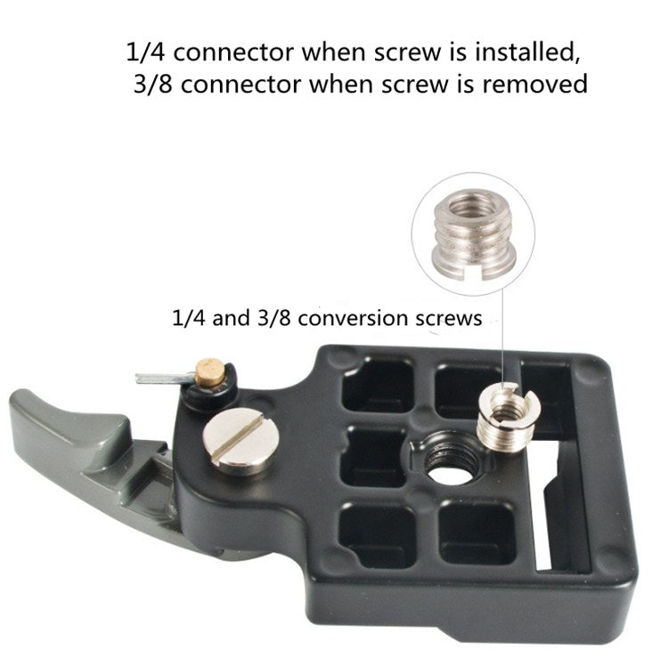 BEXIN Tripod Head Quick Release Plate Holder For Manfrotto 200PL-14