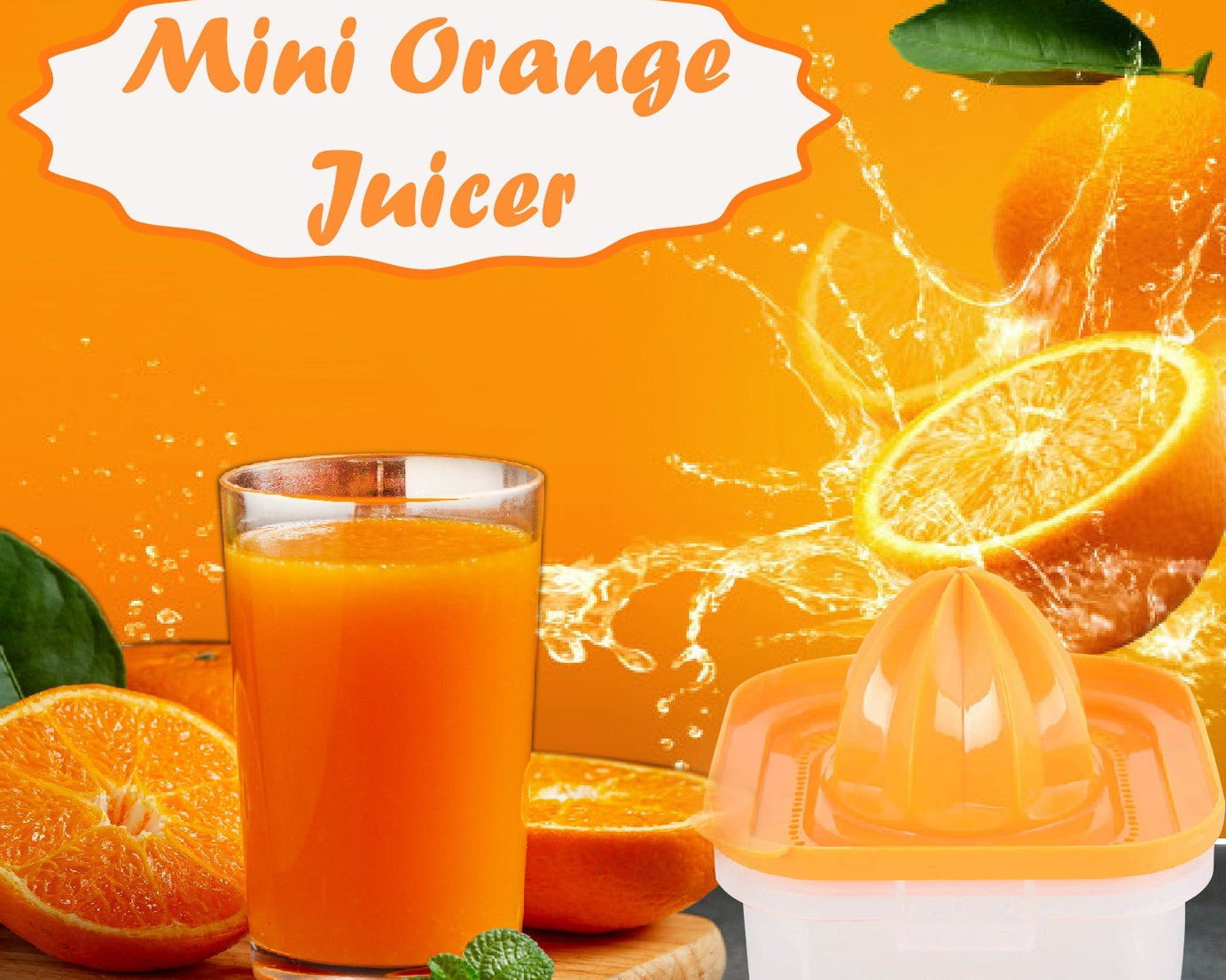 2421 Plastic Manual Juicer for Lime Orange