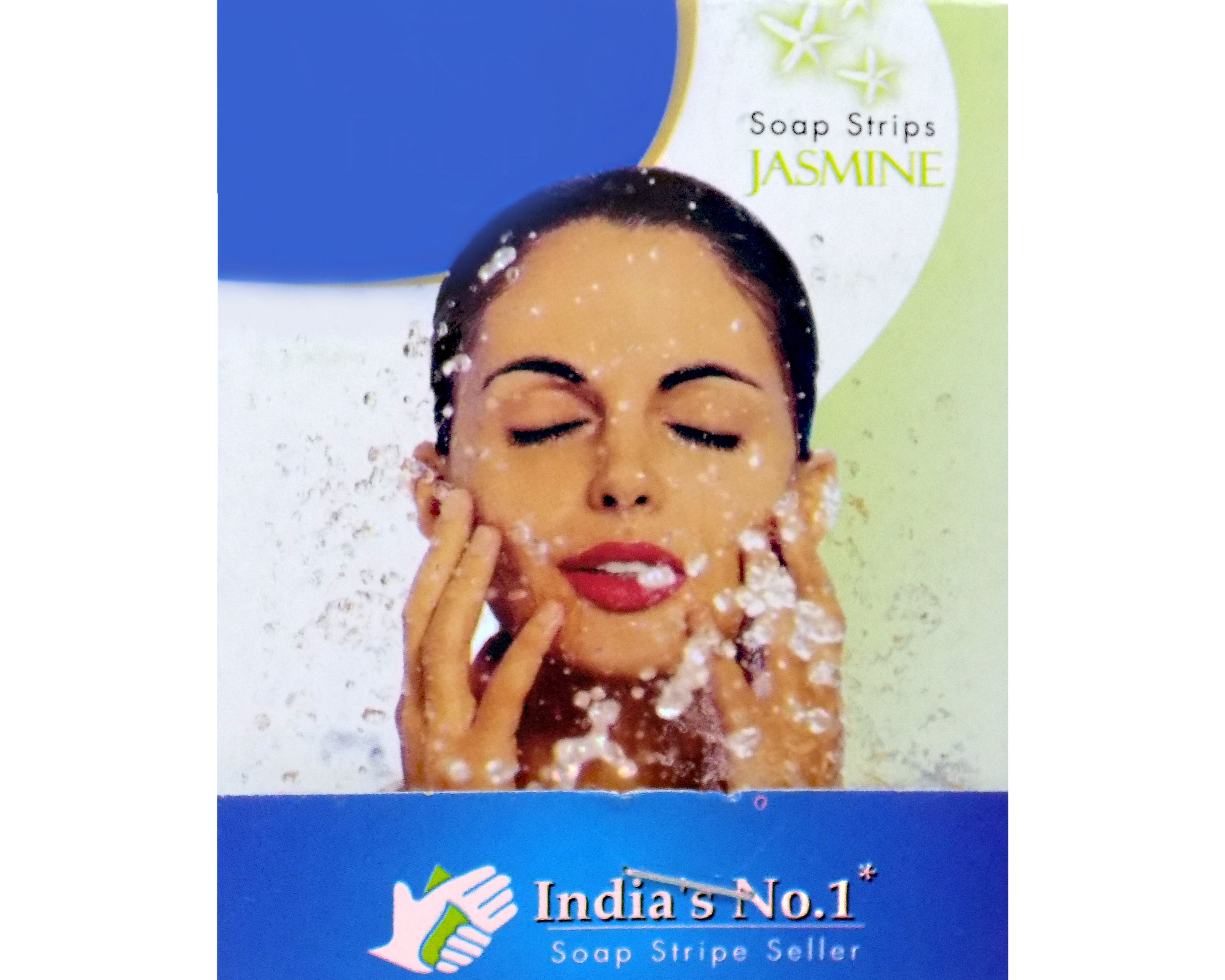 Pack of jasmine-scented paper soap strips.