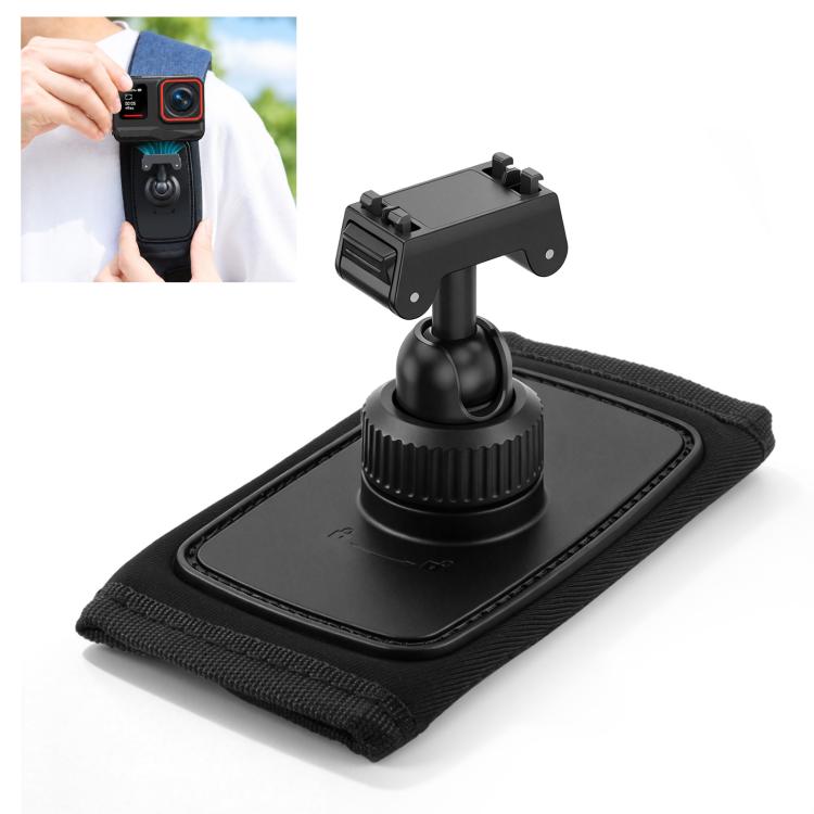 Magnetic Quick-Release Backpack Shoulder Strap Mount for Insta360 Ace Pro 2 / 1 / Ace / X5, For Insta360 Ace Pro 2 / 1 / Ace / X5