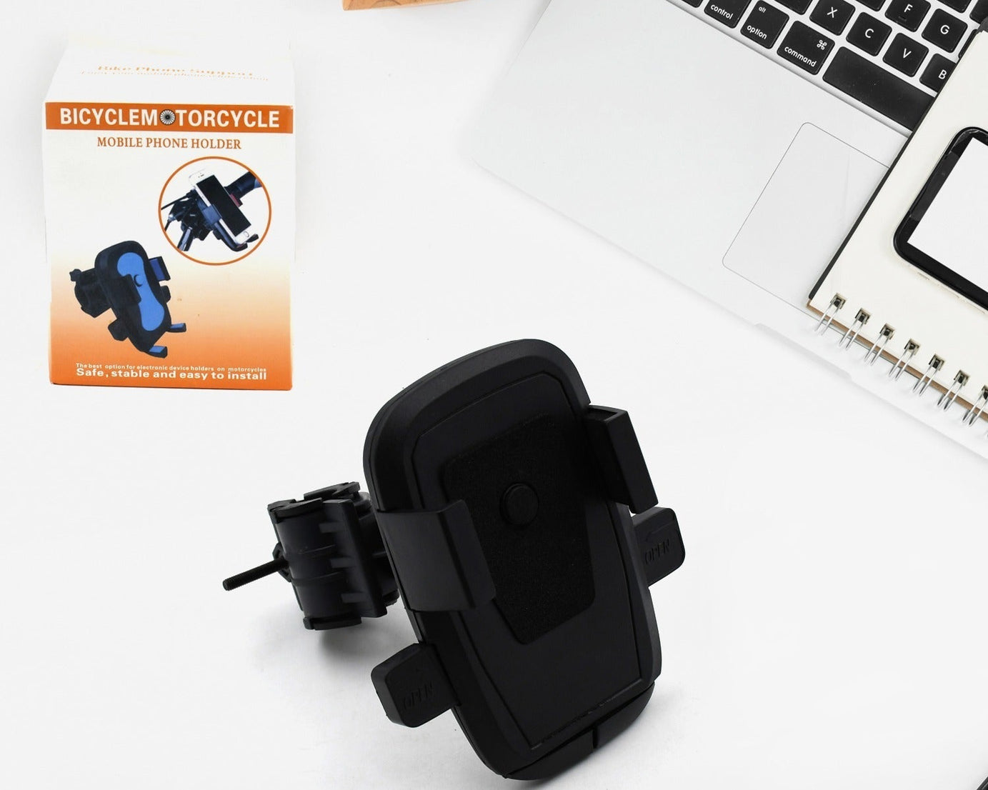 Motorcycle Phone Mount Bicycle Phone Holder Motorcycle Handlebar Phone Holder