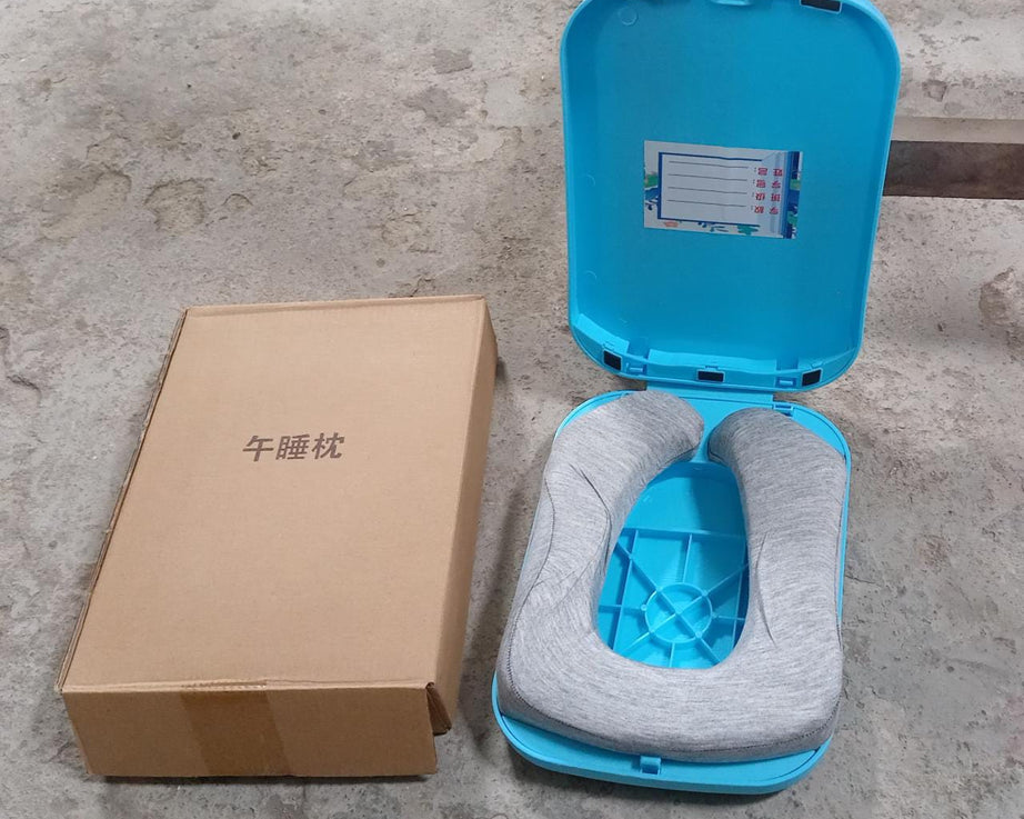 Soft Nap Doughnut Pillow |  Foldable  Kids Head Desk Pillow | Slow Rebound Desk Nap Pillow Easy to Carry for Office, School, Library, Outdoor