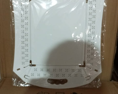 Foldable Serving Tray Plastic Serving Tray With Handle Serving Tray For Food, Kitchen, Outdoors, Restaurants (1 Pc)