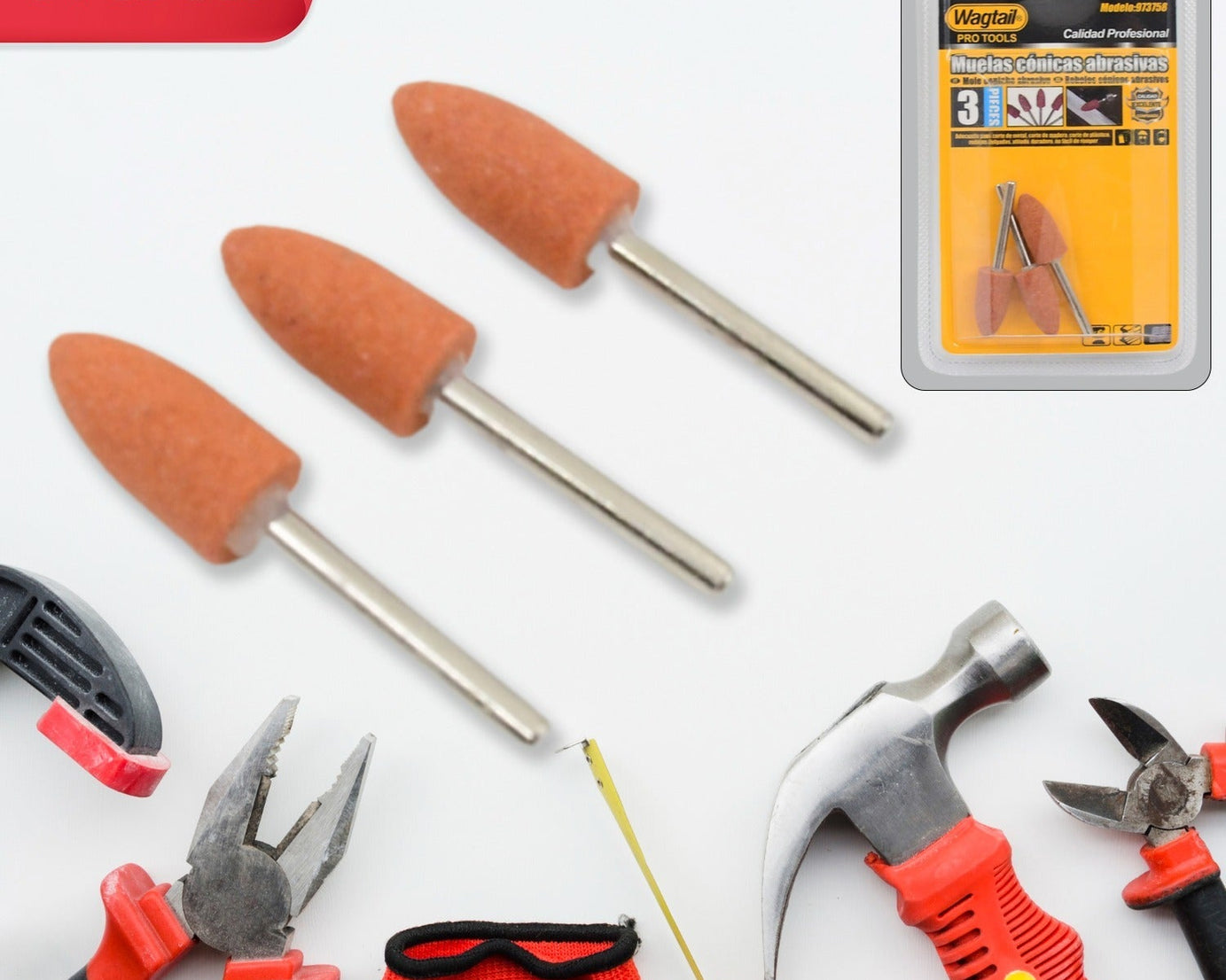 Bullet Shape Rotary Grinding Stone Set