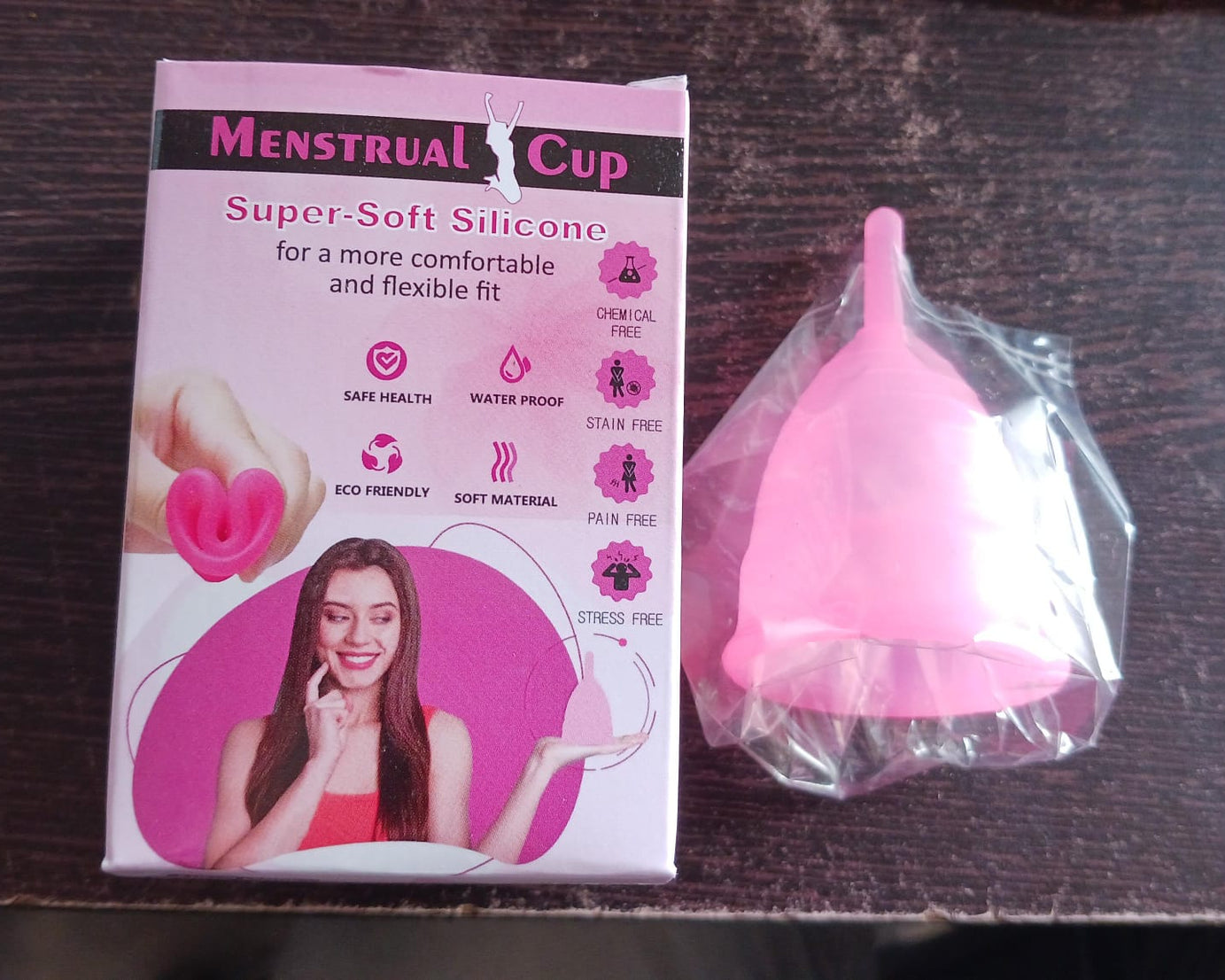 6112B REUSABLE MENSTRUAL CUP USED BY WOMEN AND GIRLS DURING THE TIME OF THEIR MENSTRUAL CYCLE