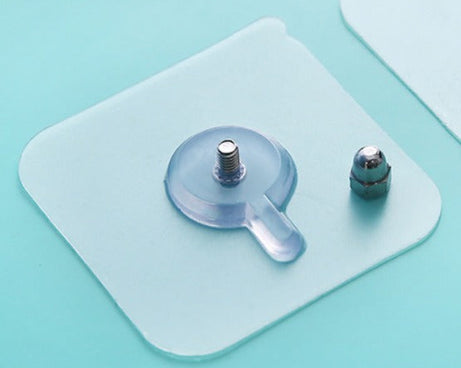 Adhesive screw wall hook for versatile hanging and organizing