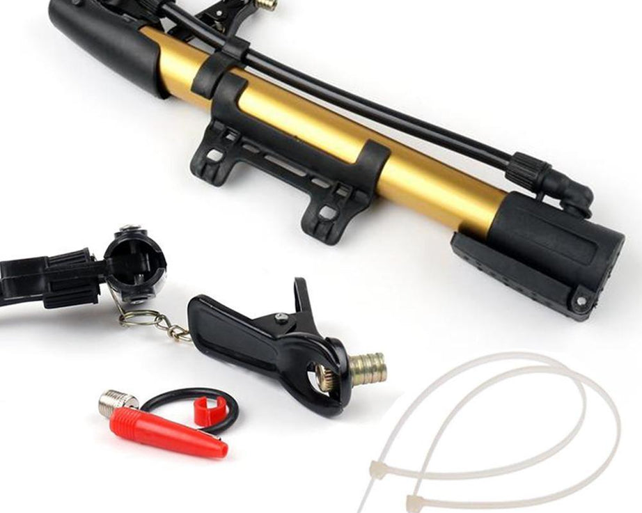 0544 Aluminum Mini Bicycle Air Pump (Multicolor)