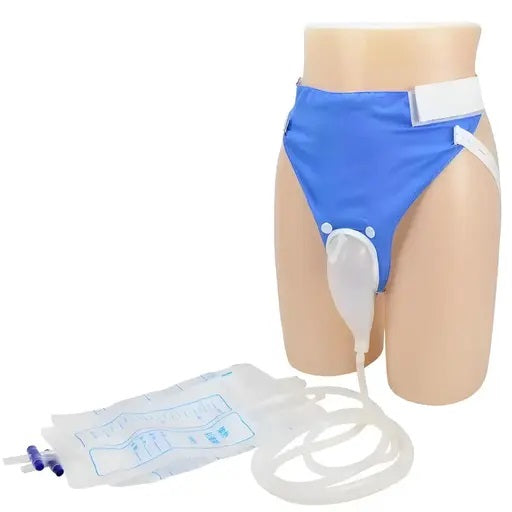 Portable Female Urine Collection Bag - Reusable Silicone Wearable Urine Bags for Women - Ideal for Bedridden Patients, Elderly Care, and Home or Hospital Use (1 Piece, Multi-Color)