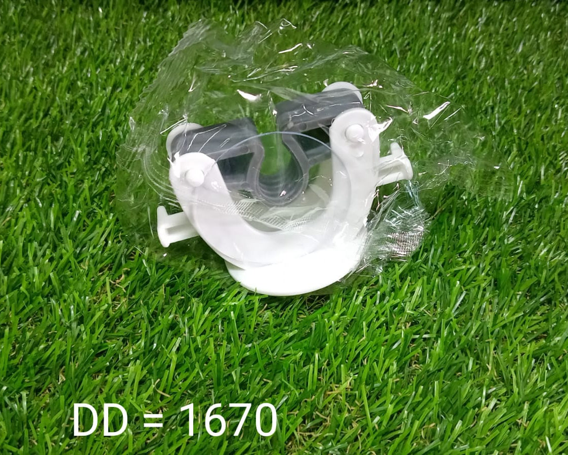 Mop and broom holder for efficient storage.