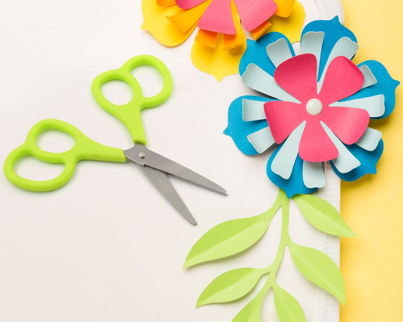 Stainless Steel Double Grip Scissors (1 Pc): Comfort Grip Handle, Multipurpose