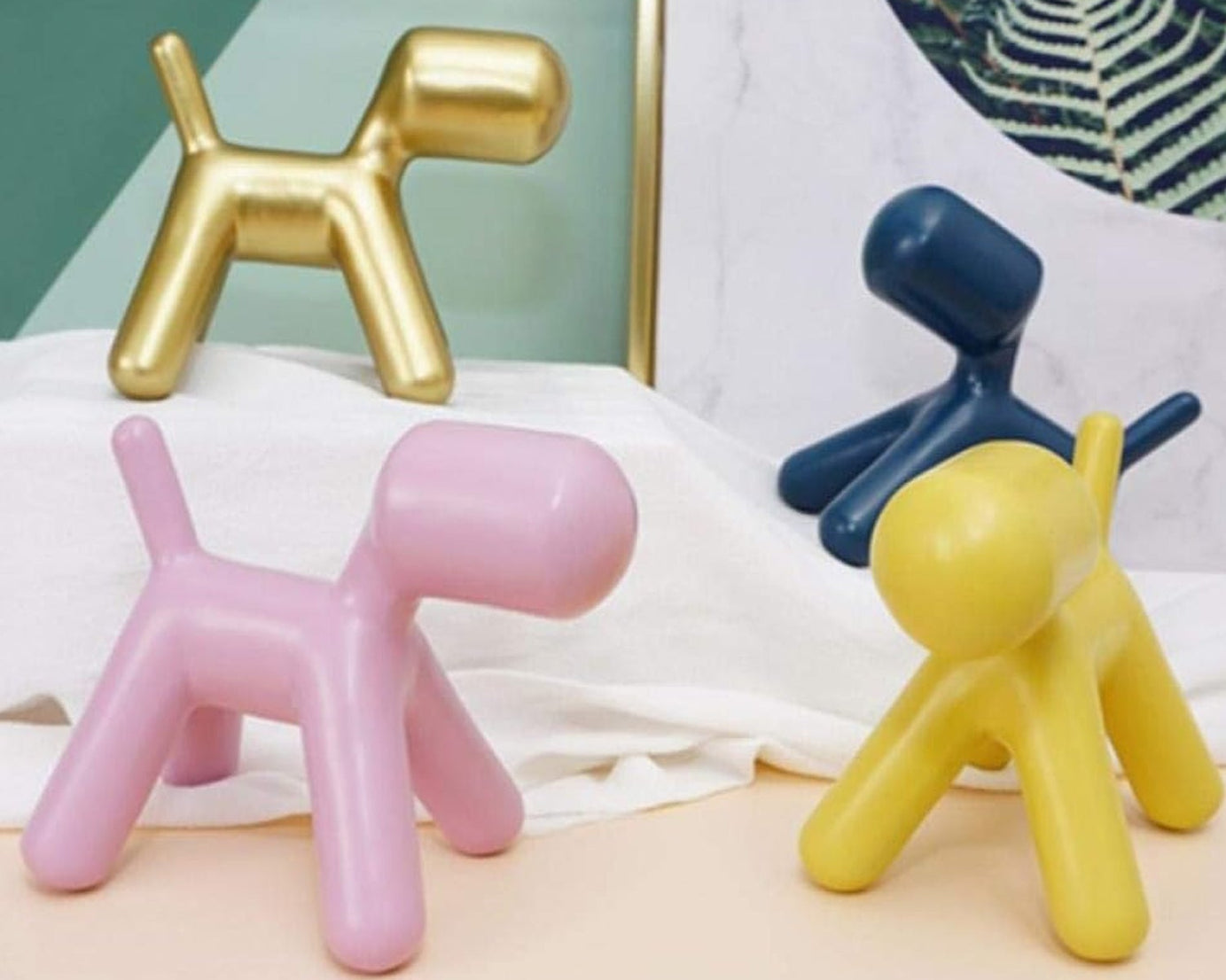 4315 Plastic Cute Animal Puppy Chair,Creative Dog Low Footstool,Cartoon Foot Rest Stool for Bedroom Living Room Entrance Gift (1 Pc)