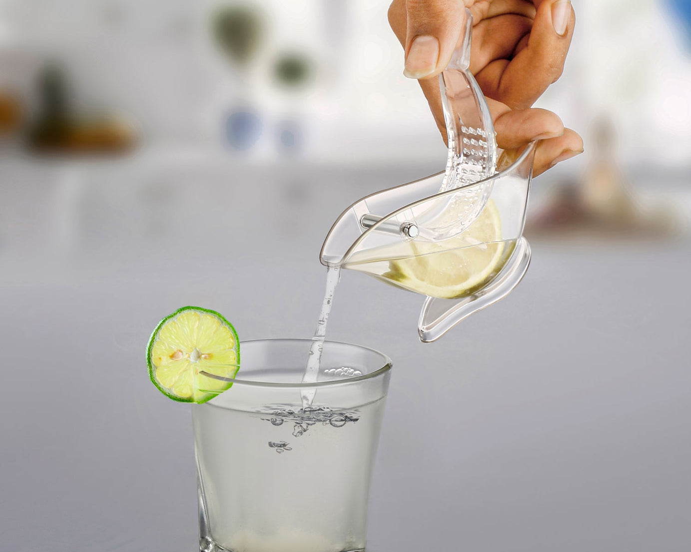 Manual citrus juicer with bird shape design