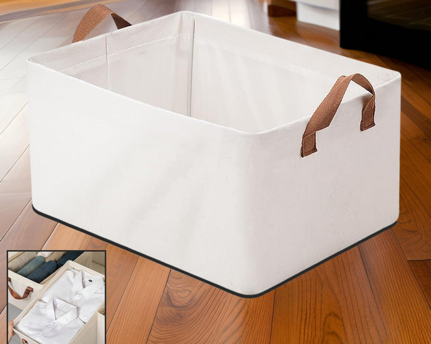 Cloth storage baskets