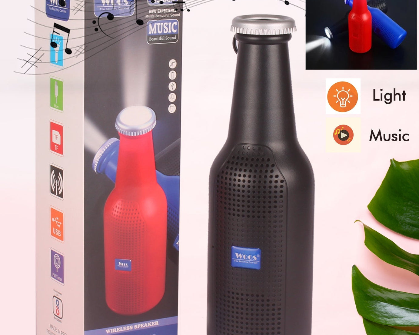 Bluetooth speaker front