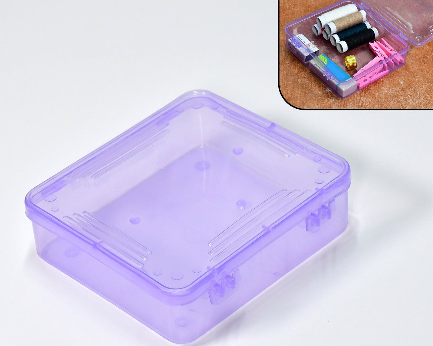 Plastic storage box suitable for multiple uses