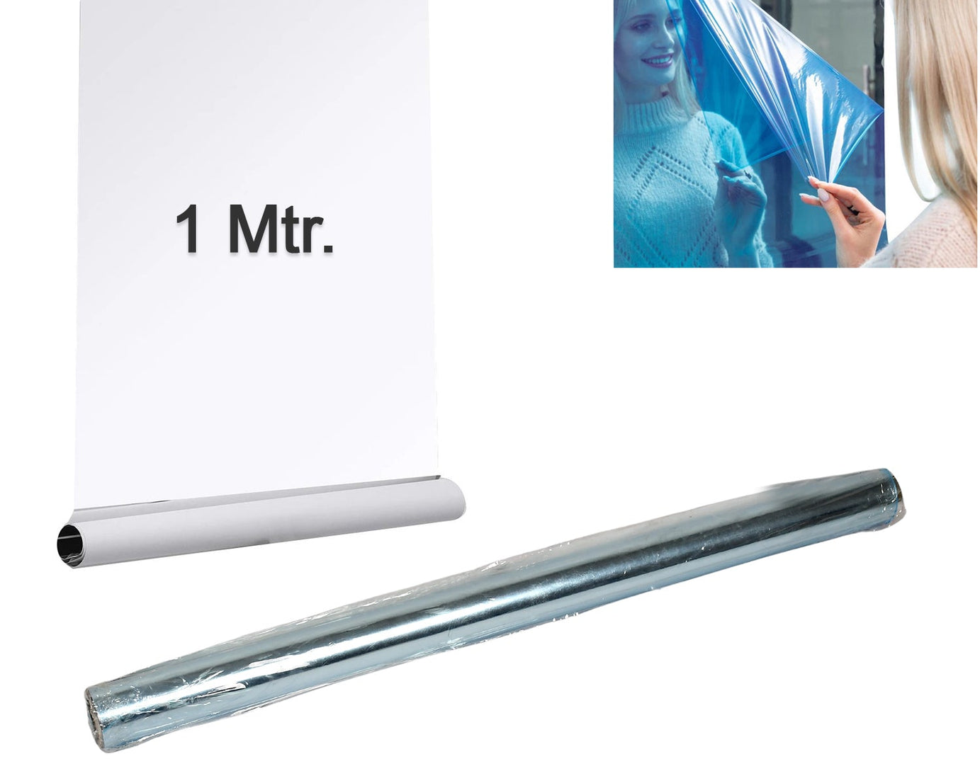 Decorative mirror paper for walls