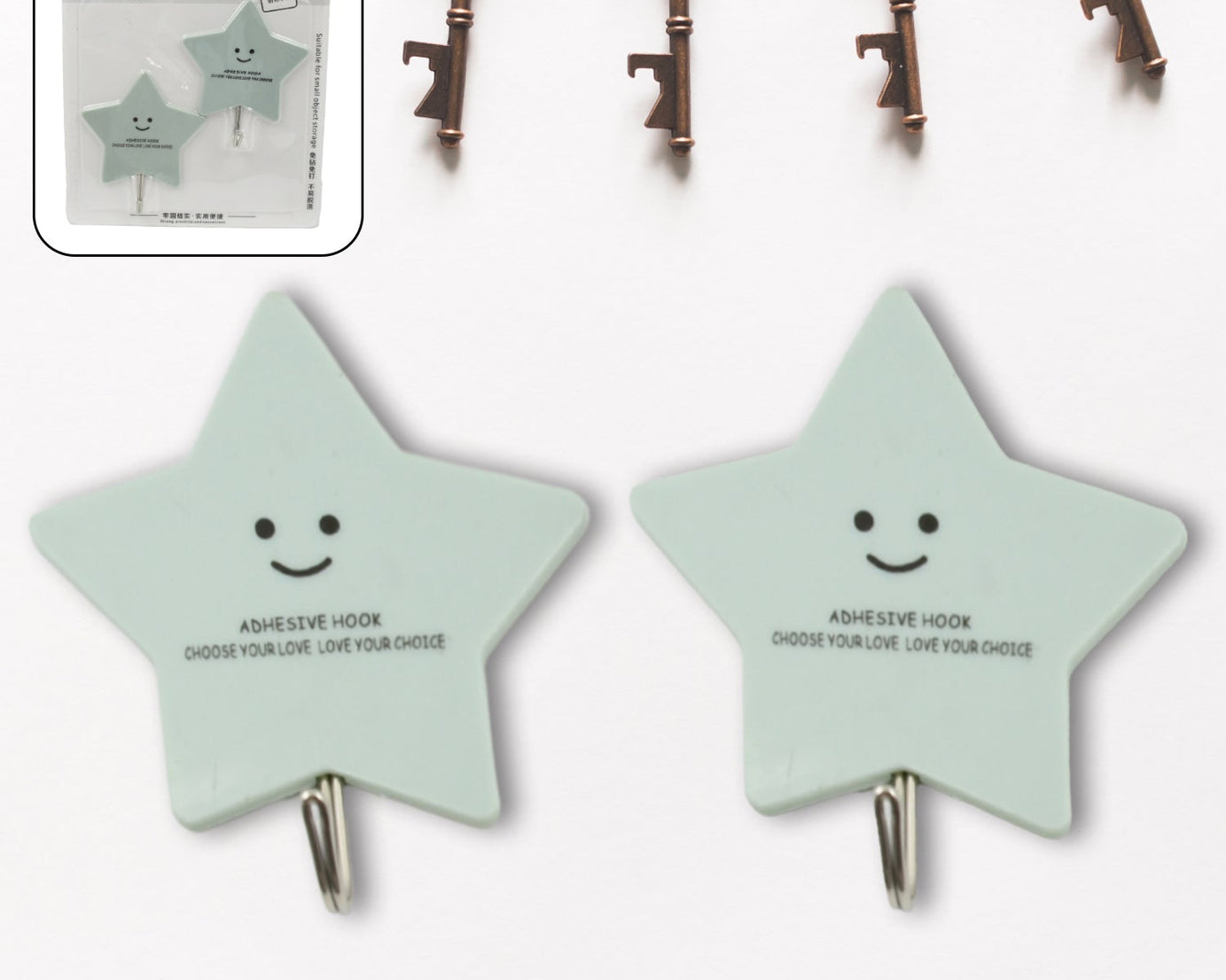 Multipurpose Strong Hook Self-Adhesive hooks for wall Heavy Plastic Hook, Sticky Hook Household For Home , Decorative Hooks, Bathroom & All Type Wall Use Hook , Suitable for Bathroom, Kitchen, Office