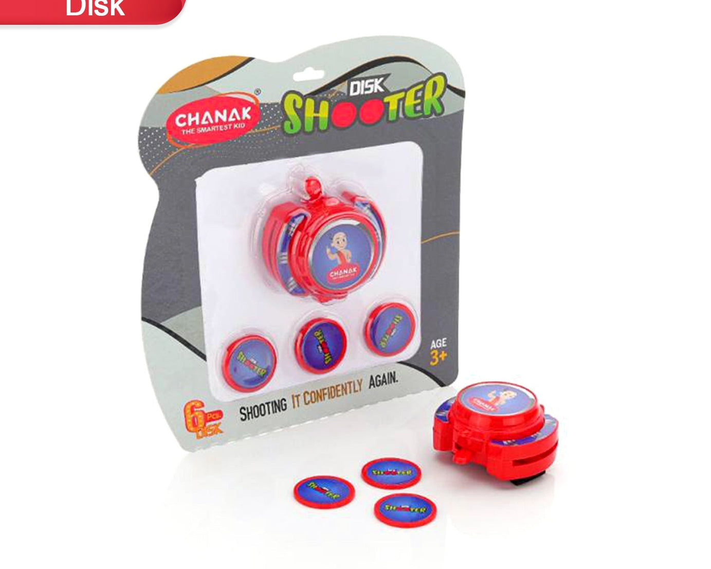 Flying disc game set for indoor and outdoor play.