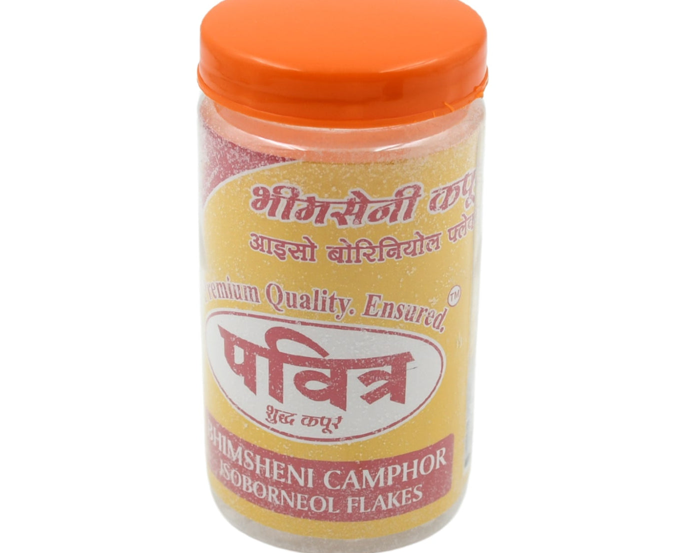 3619 Natural Bhimsheni Camphor (Kapoor) Bhimseni Camphor Kapoor / Kapur Isoborneol Flakes Jar 100gm