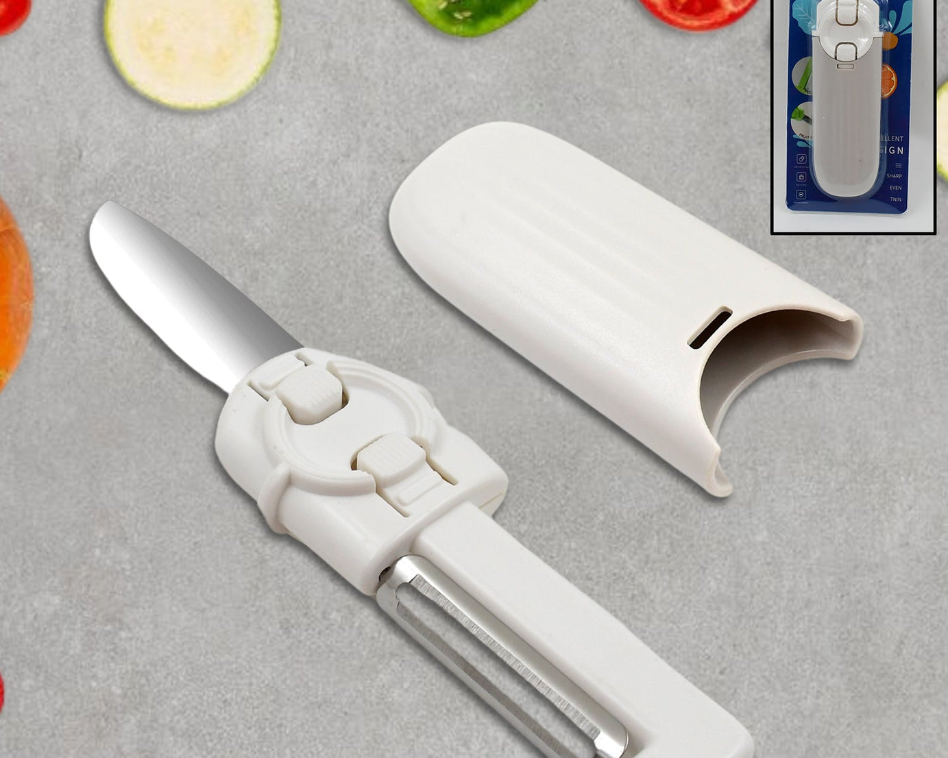 2-in-1 Stainless Steel Blades Wiith case