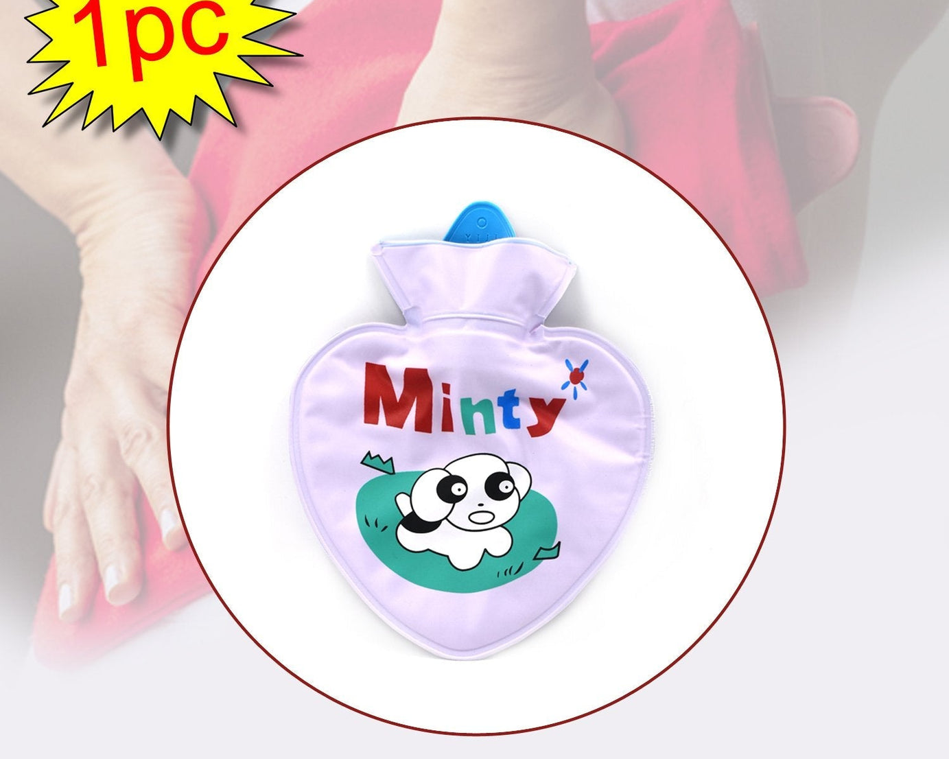 Bottle bag for hot water, ideal for soothing pain