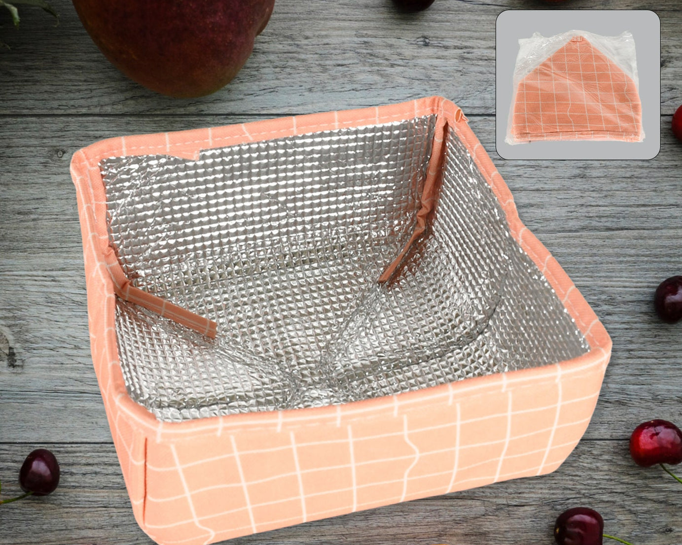 8192 Foldable Food Covers Anti-dust Heat Preservation Anti-Fly Mosquito Kitchen Lid Foldable Cover for Hot Food Dish Insulation Cover, Food Warmer Cover, for Kitchen, Picnic (20x20 Cm)