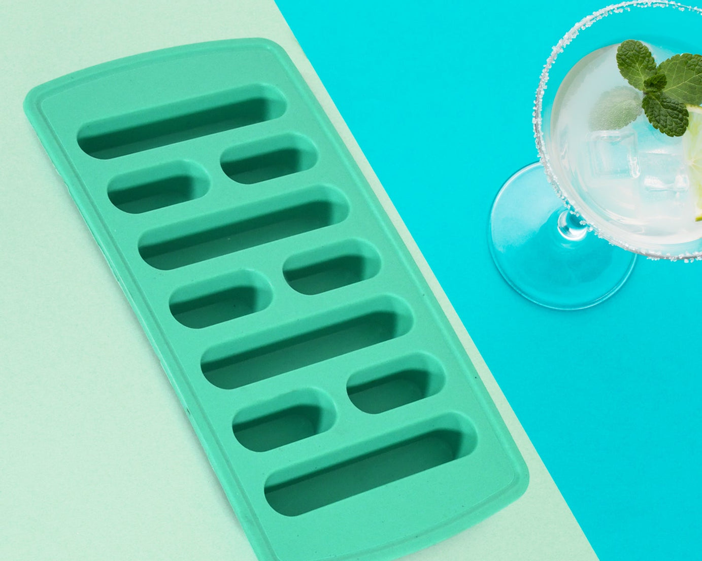 1 Pc Fancy Ice Tray, Used Widely In All Kinds Of Household Places While Making Ices And All Purposes