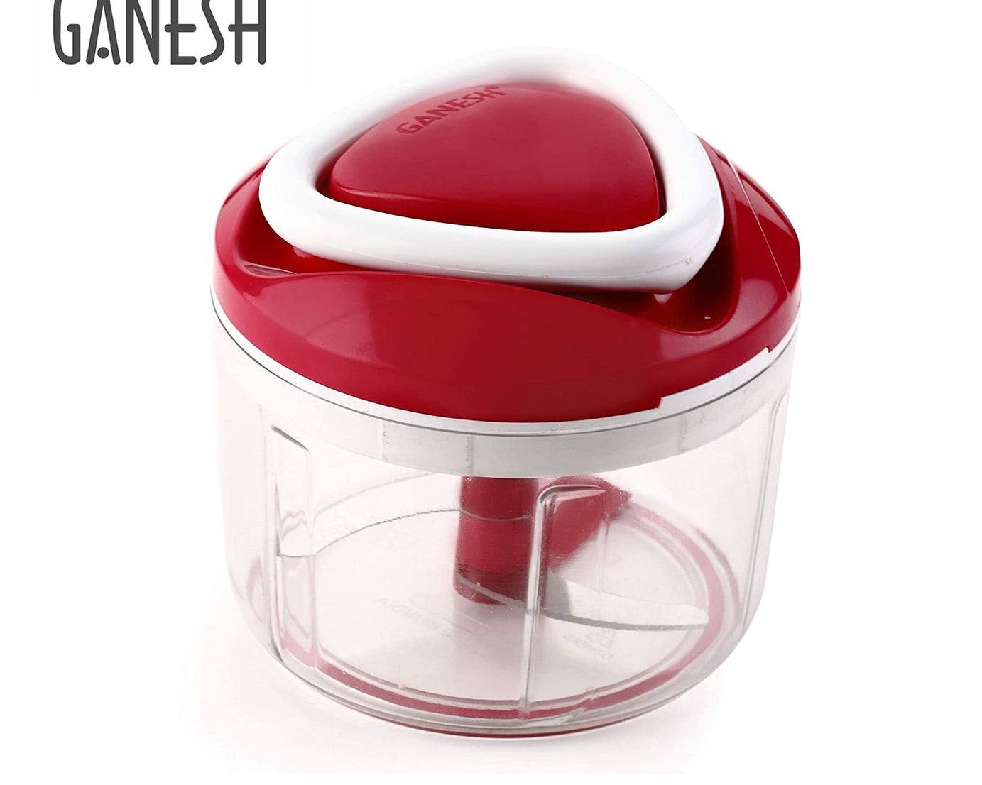 8115 Ganesh Chopper Vegetable Cutter, Red (650 ml)