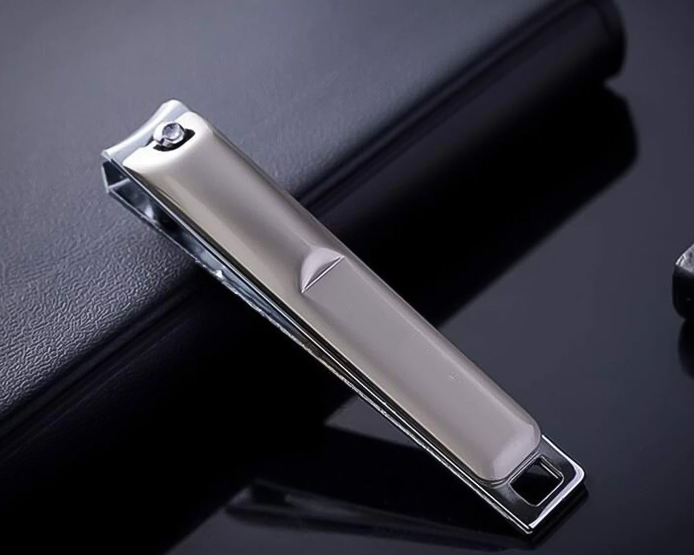 Stainless Steel Folding Portable Large Nail Clippers with Nail File (1 Pc / Mix Design)