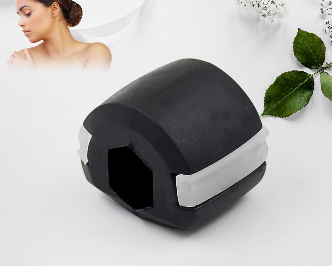Cn Blk Mouth Exerciser Used To Gain Sharp And Chiselled Mouth Easily And Fast.