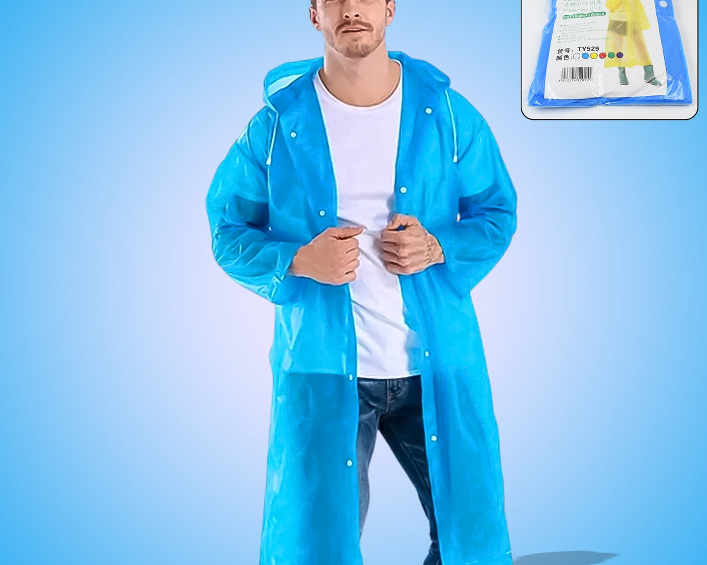 Eva Portable Rain Coat