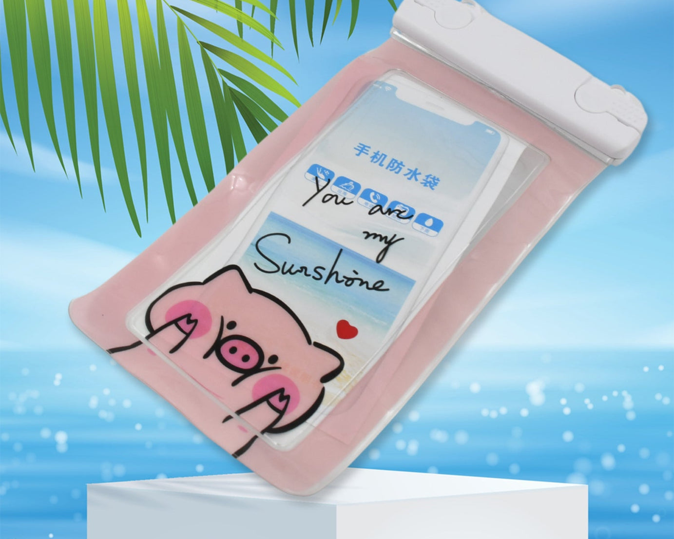 13137 Waterproof Pouch Lock Mobile Cover Underwater Mobile Case For All Type Mobile Phone (1 Pc)