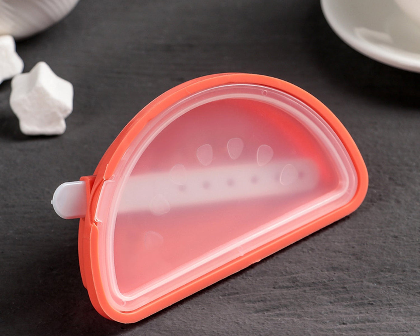 DIY ice pop mold for watermelon